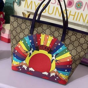 Gucci kids rainbow purse